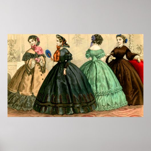 1861 Deutsche Modeplatte Poster (Vorne)