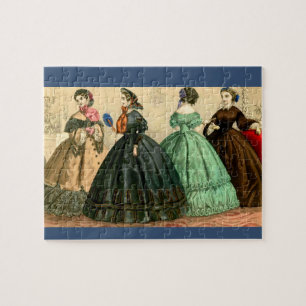1861 Deutsche Modeplatte Puzzle