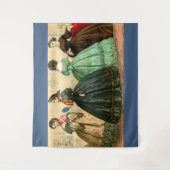 1861 Deutsche Modeplatte Wandteppich (Vorderseite)