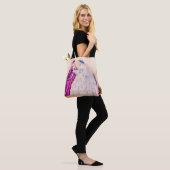 1861 Französische Modeplatte Hochzeitskleid Tasche (Am Model)