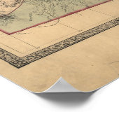 1862 Karte des Gebiets Colorado Poster (Ecke)