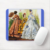 1863 Journal des Jeunes Personnes Fashion Platte Mousepad (Mit Mouse)