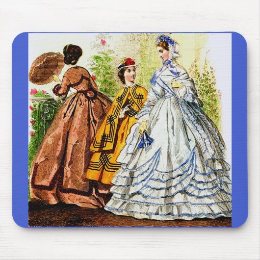 1863 Journal des Jeunes Personnes Fashion Platte Mousepad (Vorne)