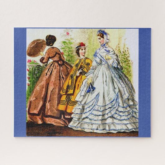 1863 Journal des Jeunes Personnes Fashion Platte Puzzle (Horizontal)