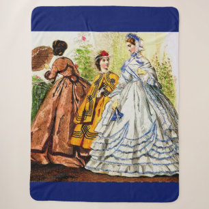 1863 Journal des Jeunes Personnes Fashion Platte Sherpadecke