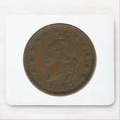 1863 ziviles Kriegs-Zeichen Mousepad (Vorne)