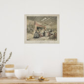 1864 Brooklyn Fair Kunst Poster (Küche)