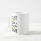 1865 Afrikanische Freiheit Kaffeetasse (Vorderseite Links)