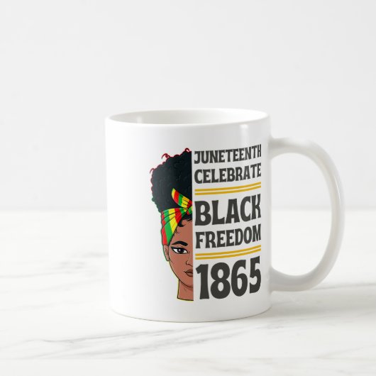 1865 Afrikanische Freiheit Kaffeetasse (Rechts)