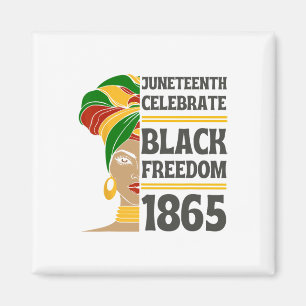 1865 Afrikanische Freiheit Magnet