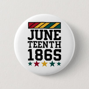 1865 - Afrikanischer Feiertag Button