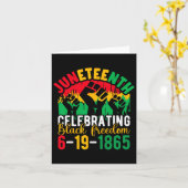 1865 - Afrikanischer Feiertag Karte (Gelbe Blume)