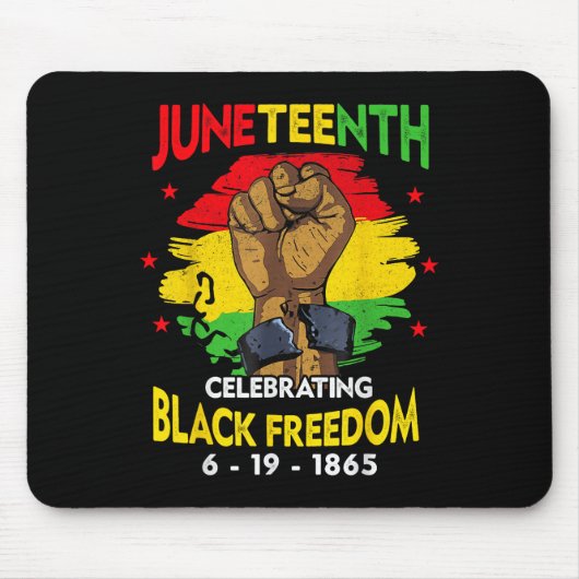 1865 - Afrikanischer Feiertag Mousepad (Vorne)