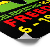 1865 - Afrikanischer Feiertag Poster (Ecke)