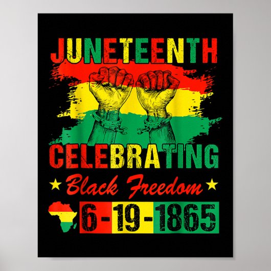 1865 - Afrikanischer Feiertag Poster (Vorne)