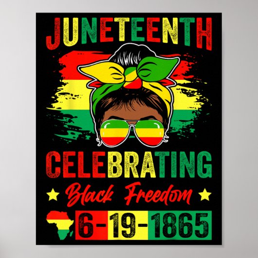 1865 - Afrikanischer Feiertag Poster (Vorne)