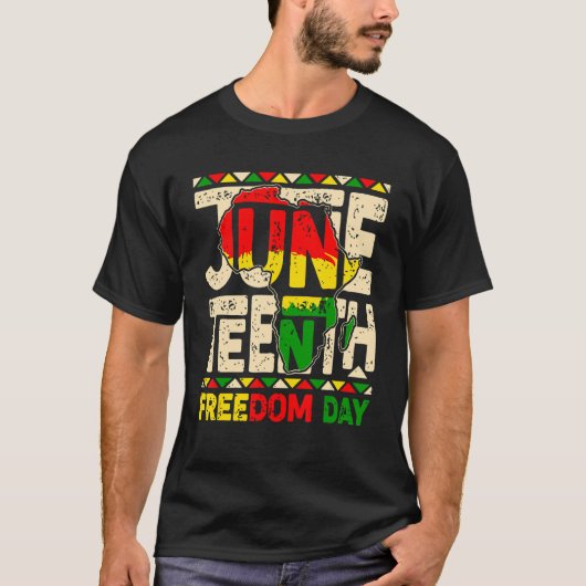 1865 - Afrikanischer Feiertag T-Shirt (Vorderseite)