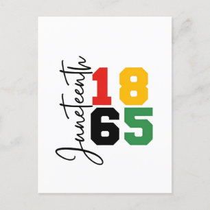 1865 der Tag der wirklichen Unabhängigkeit Feiertagspostkarte