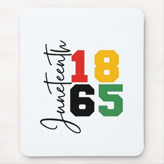 1865 der Tag der wirklichen Unabhängigkeit Mousepad (Vorne)