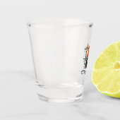1865 der Tag der wirklichen Unabhängigkeit Schnapsglas (Links)