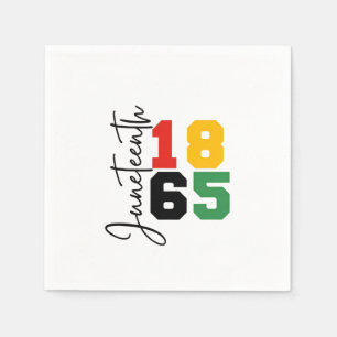 1865 der Tag der wirklichen Unabhängigkeit Serviette