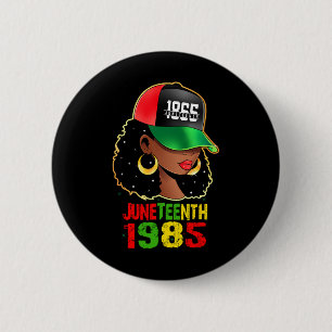 1865 feiert 1865 Afrikanische Amerikanische Freihe Button