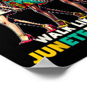 1865 feiert Black Women 1865 Freedom Cele Poster (Ecke)