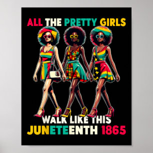 1865 feiert Black Women 1865 Freedom Cele Poster