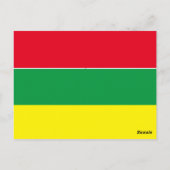 1865 feiert Freiheit gebrochene Kette Postkarte (Rückseite)