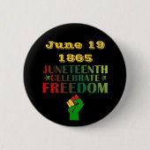 1865 feiert Freiheit und Solidarität Button (Vorderseite)