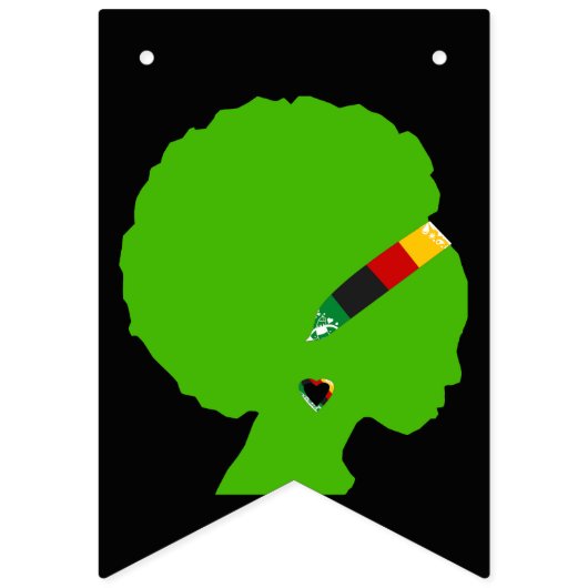 1865 feiert Freiheit und Solidarität Wimpelkette (Zweite Fahne)