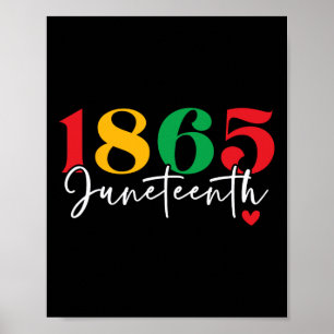1865 Feiertag der schwarzen Geschichte Poster