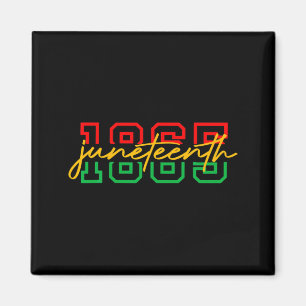 1865 Juneteenth feiert afroamerikanische Freiheit Magnet