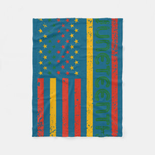 1865 Juneteenth schwarze Geschichte amerikanische Fleecedecke