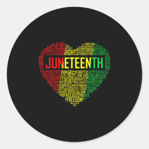1865 Juni Runder Aufkleber