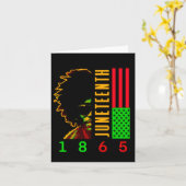 1865 KARTE (Gelbe Blume)