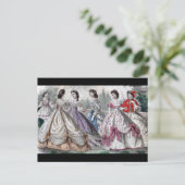 1865 Mode Postkarte (Stehend Vorderseite)
