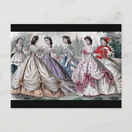 1865 Mode Postkarte (Vorderseite)