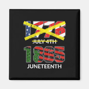 1865 - Nicht 4. Juli 1776 Unabhängigkeitstag Flag Magnet