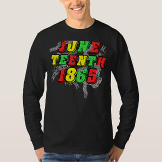 1865 Pride Black Girl Black Queen Melani T-Shirt