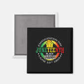 1865 Schwarz Magnet (Vorderseite/Rückseite)