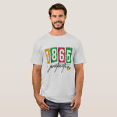 1865 - Schwarze Geschichte T-Shirt (Vorne ganz)