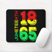 1865 Unabhängigkeitstag Schwarzer Stolz Mousepad (Mit Mouse)