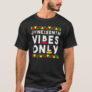 1865 vibes only African Color Black Mela T-Shirt
