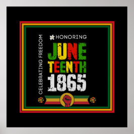 1865 zum Jubiläum der Freiheit Poster