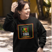 1865 zum Jubiläum der Freiheit Sweatshirt