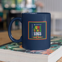 1865 zum Jubiläum der Freiheit Zweifarbige Tasse