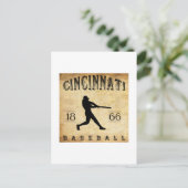 1866 Cincinnati Ohio Baseball Postkarte (Stehend Vorderseite)