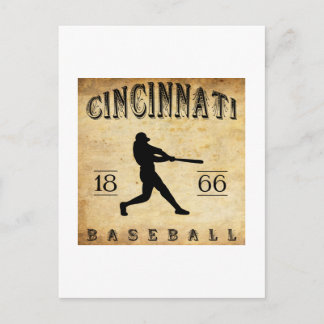 1866 Cincinnati Ohio Baseball Postkarte
