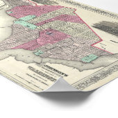 1866 Johnson Map of Washington D.C. Poster (Ecke)